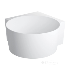 ванна Omnires Ovo M+ 120х120 кругла matt white (OVO120WNBM)