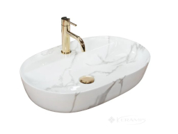 умывальник Rea Aura 61x41 marmo shiny (REA-U8003) (умывальник Rea Aura 61x41 marmo shiny (REA-U8003))