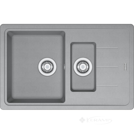 Мийка для кухні Franke Basis BFG 651-78 78x50 сірий камінь (114.0565.111)