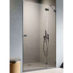 душові двері Radaway Essenza Pro DWJ 90x200 права, безпечне скло, прозоре, чорна (10099090-54-01R)