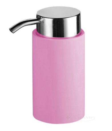 Дозатор жидкого мыла Trento Aquacolor розовый (31034)
