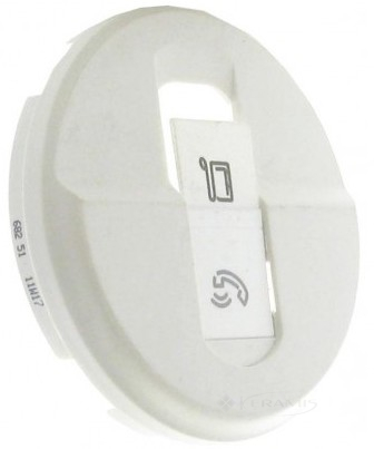 Лицевая панель Legrand Celiane розетки компьютерной, белая (68251)