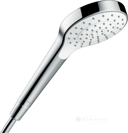 Ручной душ Hansgrohe Croma Select S 1jet EcoSmart хром, белый (26805400)