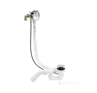 Сифон для ванны Viega Simplex Trio подача воды через перелив, 560мм (728007)