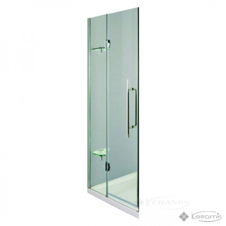 Душевые двери Devit Pura 120x195 стекло прозрачное, левая (FEN0652L)
