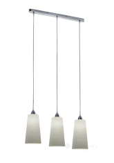 подвесной светильник Reality Koni, никель матовый, белый матовый, 3 лампы (R30553011)