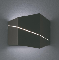 светильник настенный Trio Zorro, черный матовый, 18 см, LED (223210132)