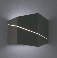 світильник настінний Trio Zorro, чорний матовий, 18 см, LED (223210132)
