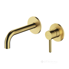 смеситель для умывальника скрытого монтажа Omnires Y brushed brass (Y1215HBSB)