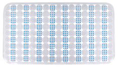 килимок для ванної Trento Square синій (35899)