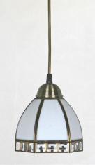 подвесной светильник Wunderlicht Iceland, бронзовый/белый (YL6514AB-P1)