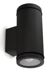 светильник настенный Dopo Tramuntana, черный, 2 лампы (GN 323A-G05X1A-02)
