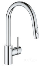 смеситель для кухни Grohe Concetto, с выдвижной лейкой, хром (31483002)