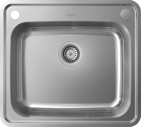 Кухонна мийка Hansgrohe S412-F500 58x52x21,5 нержавіюча сталь (43336800)