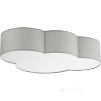 светильник потолочный детский в виде облака TK Lighting Cloud серый (3145)