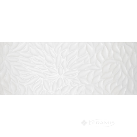 Плитка Интеркерама Florentine 23x60 белая рельеф (2360 147 061/Р)