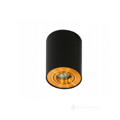точечный светильник Azzardo Bross 1 black/gold (AZ2955)