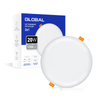 точечный светильник Global Sp 20W, 4100K, круг (1-GSP-2041-RS)