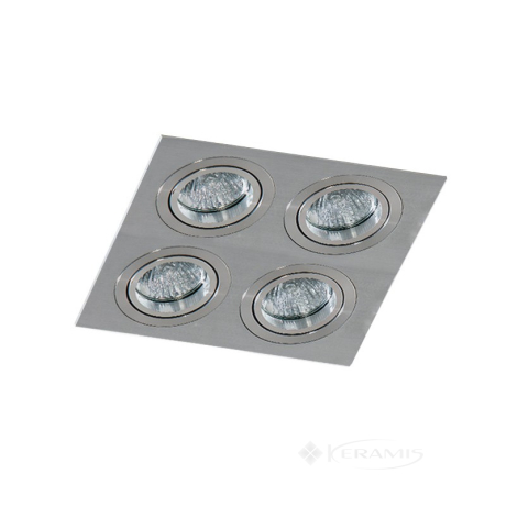 Точечный светильник Azzardo Caro 4 Square aluminium (AZ2444)