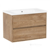 тумбочка под умывальник Volle Teo 81x46,5x53 + умывальник (15-88-810Dr+15-88-080)
