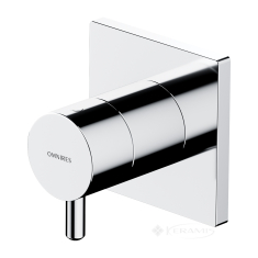 смеситель для ванны и душа Omnires Y chrome (Y1263/KCR)