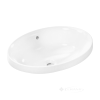 умывальник Hansgrohe Xuniva D SmartClean 55х40 с переливом глянцевый белый (61058450)