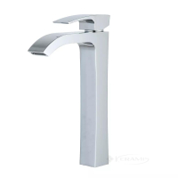 змішувач для умивальника Gappo високий, хром (G1007-81)