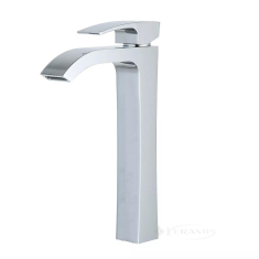 змішувач для умивальника Gappo високий, хром (G1007-81)