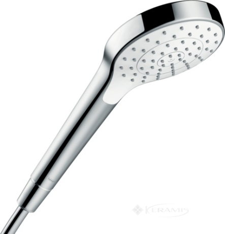 Ручной душ Hansgrohe Croma Select S 1jet EcoSmart хром, белый (26806400)