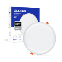 точечный светильник Global Sp 30W, 4100K, круг (1-GSP-3041-RS)