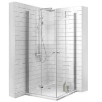 душова кабіна Calani Orio 90x90x190 безпечне скло прозоре (CAL-K0201)