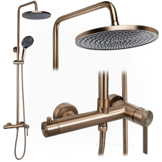 душевая система Rea Foster brushed copper (REA-P9669)