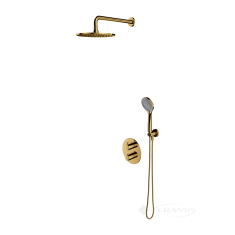 душевая система с термостатом Omnires Y gold (SYSYT05GL)