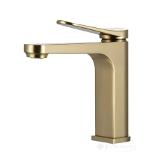 змішувач для умивальника Gappo золотий сатин (G1010-3)