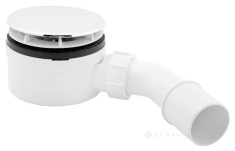 сифон для душового піддону McAlpine отвір для очищення зверху, 40/50, білий (HC2730LWHN-PB)