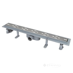 трап лінійний ITAL 300x70x67, пластик, сірий (IT13-FT01/300)