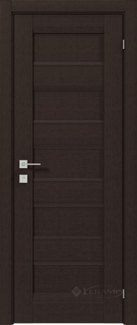 Дверное полотно Rodos Fresca Rafa 600 мм, глухое, венге шоколадный