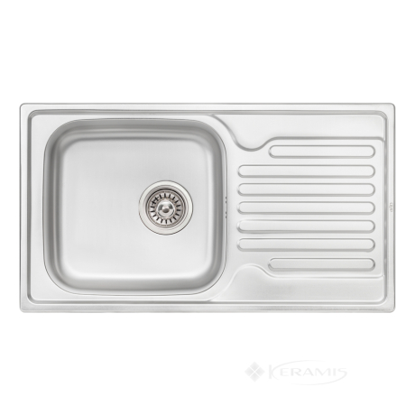 Кухонна мийка Qtap 18x36. 5x38 steel (QT7843MICDEC08)