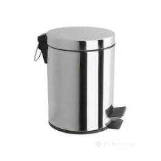 мусорное ведро Frap хром, 5 литров (F702)