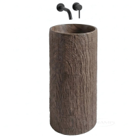 умивальник Rea Rossana 39,5x39,5 матовий, коричневий (REA-U0605)