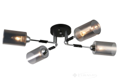 люстра Blitz Modern Style чорний/димчастий (5016-44)