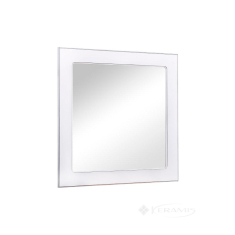дзеркало Аквародос Беатріче 80 см 80x80x2,8 білий патина золото (АР0001940)