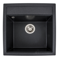 кухонна мийка Platinum Fiesta 50,5x48,5x19,5 матовий карбон (SP000039263)
