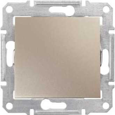 переключатель Schneider Electric Sedna 1 кл., 10 А, титан (SDN0400168)