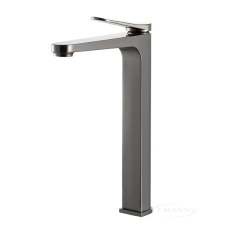 змішувач для умивальника Gappo високий, gungrey (G1010-29)