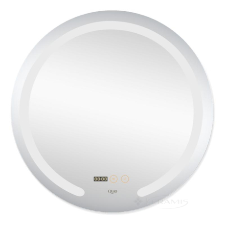Зеркало Qtap Mideya 59x59 c LED-подсветкой grey (QT2078F802W)