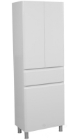 пенал підлоговий Аквародос Акцент 60x175x35,5 з кошиком, білий (ОР0002355)