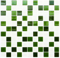 мозаика Kotto Keramika GM 4030 C3 green d/green m/white 30х30
