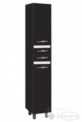 Пенал напольный Merrow Catarina 35x30x175 черный (27985)