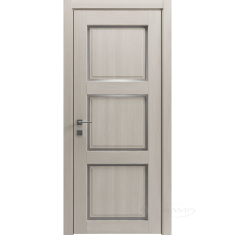 дверное полотно Rodos Style 3 700 мм, полустекло, крем